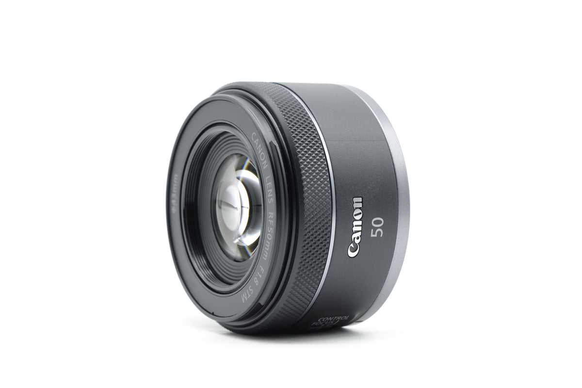 Canon RF 50mm F1.8 STM Lens - Near Mint Minus