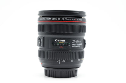 Canon EF 24-70mm f/4L IS USM Lens - Excellent