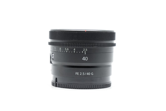 Sony FE 40mm F2.5 G Lens - Excellent Plus