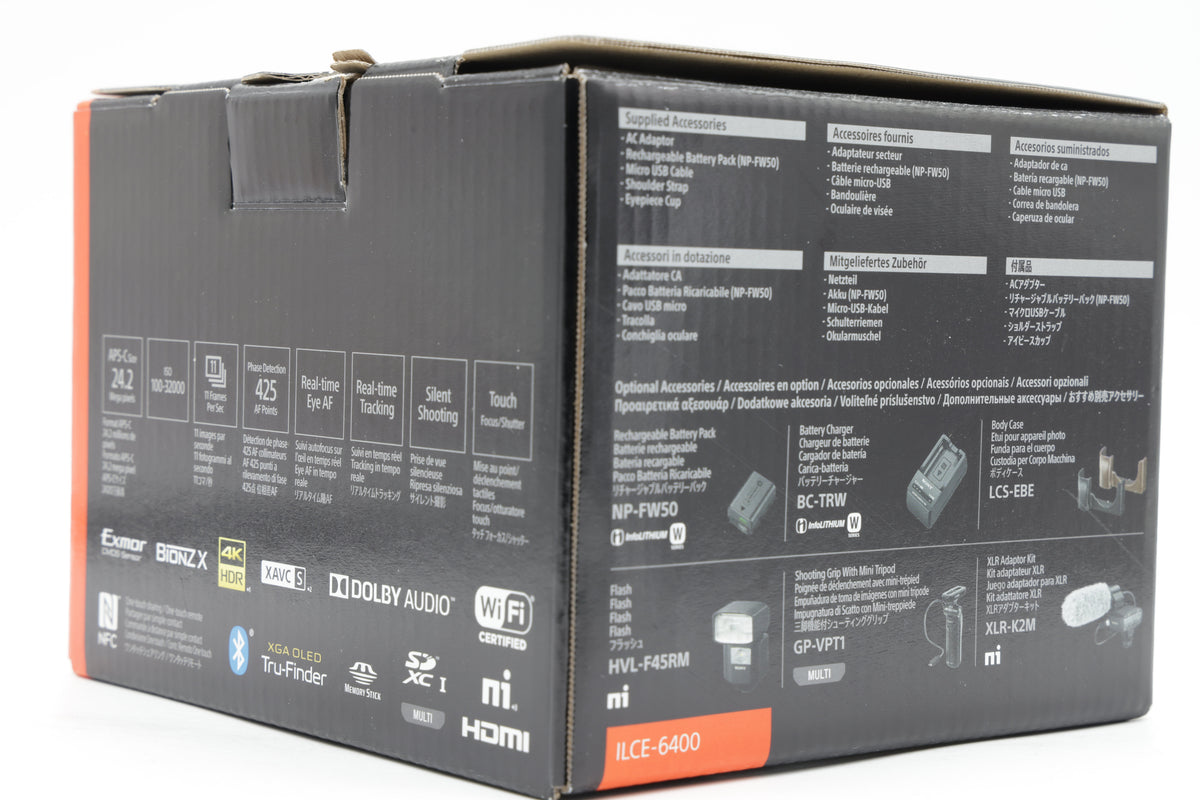 Sony Alpha 6400 Camera Body Only - Near Mint Minus - SC: 1250